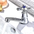 thumbnail image 2 of Grifo de agua de un solo grifo de agua fría, grifo de agua de un solo grifo de agua fría cromado, para el hogar, baño, lavabo, lavabo, cocina, 2 of 3