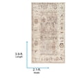 thumbnail image 3 of Livabliss x Becki Owens Marlene Vintage Medallion Area Rug,2'1" x 3'9",Off-White/Brown, 3 of 6