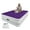 Purple, variant on Full 18" Top Flocking Air Mattress with Built-in Pump Raised Comfort,Fast Inflation/Deflation Foldable Portable Air Bed with Storage Bag for Home,Camping,Guests Blue
