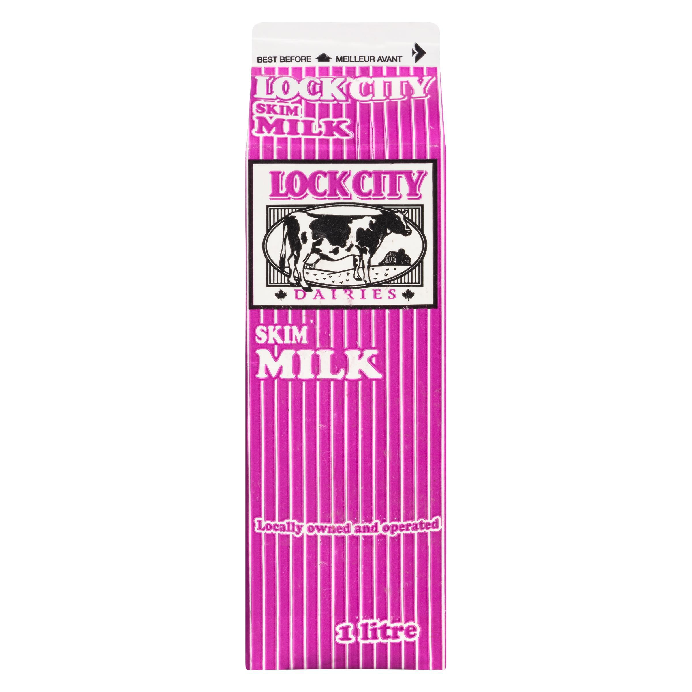 Lock City Dairies, 1L Skim Milk, 1L Skim Milk