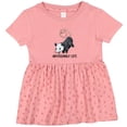 thumbnail image 3 of Inktastic Impossumbly Cute Possum Pun Girls Baby Dress, 3 of 5