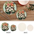 thumbnail image 4 of Sloth 2 Pack Pot Holders Trivets, Heat Resistant Hot Pads for Kitchen Table Decoration Trivets for Hot Dishes/Pot/Bowl/Teapot/Kitchen Hot Pads Trivets, 7" + 9.45", 4 of 7