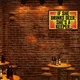 thumbnail image 5 of Letrero de aluminio vintage con texto "Beber cerveza", letrero de metal con alcohol, placas retro para bar, cafetería, club, decoración de pintura, 5 of 5