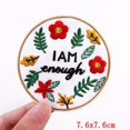 thumbnail image 1 of Letter Flower Embroidered Patches For Clothing Thermoadhesive Patches Cartoon Badges Iron On Patches On Clothes Stripes Diy, 1 of 5
