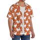 thumbnail image 2 of Fotbe Christmas Snowflake Dog Camisa Estampada de Manga Corta para Hombre, Casual de Verano, Estilo Playero, Sin Arrugas-3X-Large, 2 of 5