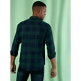 thumbnail image 5 of Men Full Sleeve Checkered Casual Shirt, 5 of 7