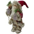 thumbnail image 4 of Northlight 12-Inch Standing Outdoor Santa Christmas Figure with Fur Boots and Presents, 4 of 5