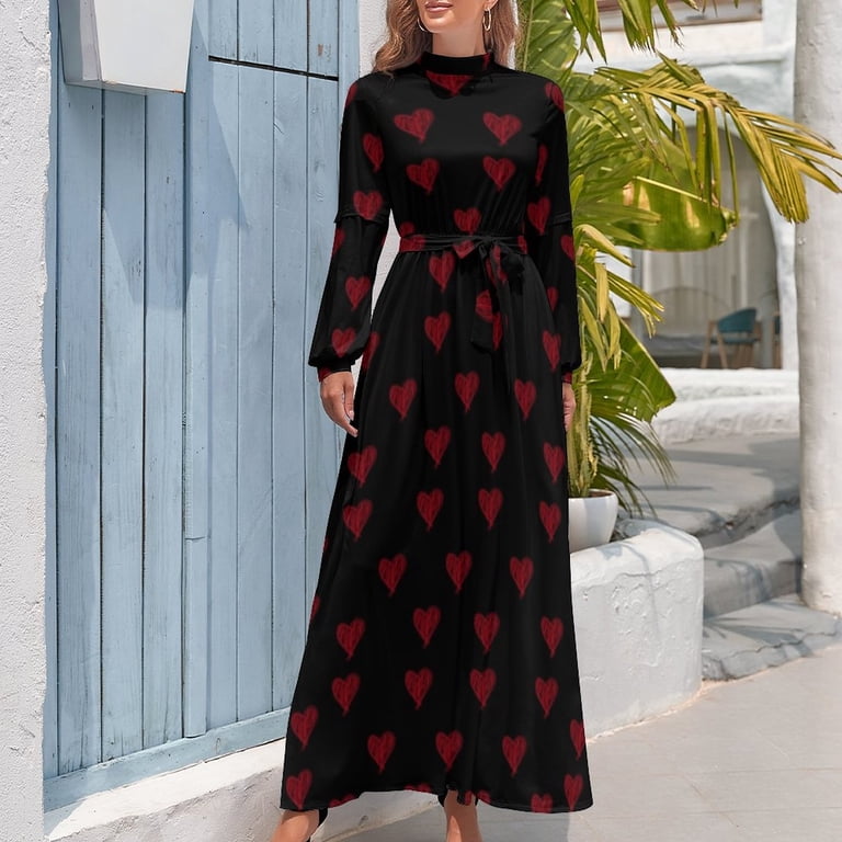 black and red dresses for prom Cheap Two Piece Asymmetrical Prom Dress/Eve  Anna PromDress Hollow to Floor(without shoes) Elegant Two Pieces Prom Dress