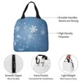 thumbnail image 5 of Lsque Snowflakes1 Pattern Lunch Bag Women/Men Insulated Lunch Box,Small Leakproof Cooler Food Lunch Containers Reusable High Capacity Lunch Tote Bags, 5 of 6
