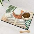 thumbnail image 3 of Pet Feeding Mat Boho Chic Artistic Vintage Rustic Aesthetic Non-Slip Absorbent Waterproof Quick Dry Washable for Dogs or Cats, 3 of 7