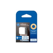 GE LED Night Light with Dual USB Ports, USB-A and USB-C Charging Ports Plug-In Fixture, Automatic On/Off Light Sensor, Warm Candlelight