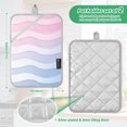 thumbnail image 6 of Yayeee Pot Holders Kitchen Heat Resistant with Pocket 7"x9.8" Cotton Oven Cooking Hot Pads, Light Blue Gradient, 6 of 7