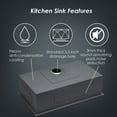 thumbnail image 5 of Boyuevi 30 Inch Undermount Sink - 30" x 18" x 9" Undermount Stainless Steel Kitchen Sink 16 Gauge 9 Inch Deep Single Bowl Kitchen Sink Basin, Includes Drain Assembly (No Additional Accessories), 5 of 8