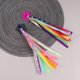 thumbnail image 3 of 1 Pair of Colorful Kids Bike Handlebar Hanging Ribbon Grips Tassels Accessories for Decor(As Shown), 3 of 3