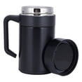thumbnail image 3 of Coffee Mug, Insulated Tea Cup, With Handle Filter Corrosion Resistance 400ML For Tea Coffee, 3 of 8
