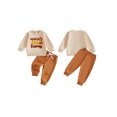 thumbnail image 2 of Cjfdfy Toddler Baby Boy Thanksgiving Outfit Little Turkey Homemade Rolls Print Long Sleeve Sweatshirt And Pants Cute My First Thanksgiving Holiday Fall Winter Outfit 6M-4Y  ﻿, 2 of 9
