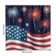 thumbnail image 3 of Independence Day Holiday Party Celebration Shower Curtain Bathroom Partition Decoration Hanging Curtain, 3 of 6