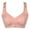 Orange, variant on Training Bra Women Fashion Printed Bra Wire-Free Underwear Pullover Bra Everyday Underwear V-Neck Full-Coverage Bra Feature Hook and Eye Closure Balconette Bra Style Y-448 , Orange 80