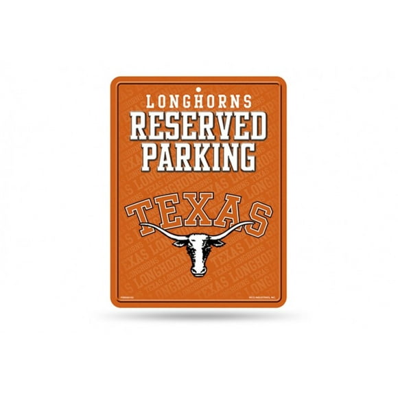 Texas Longhorns Metal Parking Sign