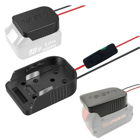 

1 Pcs for Makita and for Bosch 18V Li-Ion Battery Adapter with Fuse and Switch