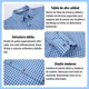 thumbnail image 3 of Camisa Cuadros Stretch Manga Larga Casual Para Hombre, 3 of 7