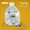thumbnail image 4 of Prince Multi-Sport Racket Bag – White Quilted Sling Backpack with Shoulder Pocket, 4 of 9