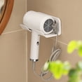 thumbnail image 3 of Soporte para secador de pelo montado en La pared TUNC blanco accesorio de baño, 3 of 5