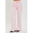 thumbnail image 5 of Risen Women's High Rise Tummy Control Wide Leg Jeans, 5 of 6