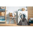 thumbnail image 2 of Ahgly Company Machine Washable Indoor Rectangle Traditional Grey Gray Area Rugs, 2' x 4', 2 of 7