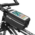 thumbnail image 1 of EGNMCR Bike Accessories 6-Inch Reflective Touches Screen Bicycle Handlebar Bag Front Frame Top Tube Ground plug light, 1 of 1