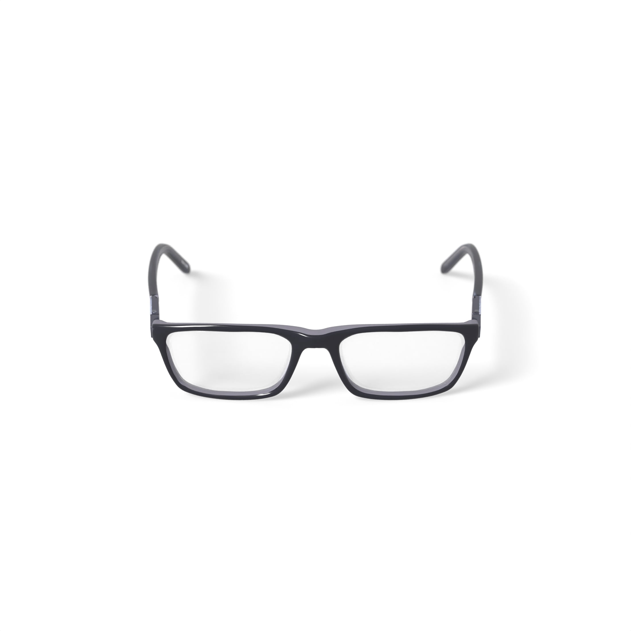 Adolfo Youth Champion Square Prescription Eyeglasses with Case, Black