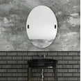 thumbnail image 2 of Frameless Oval Tilt Mirror with Beveled Edge, 2 of 6