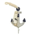 thumbnail image 2 of Handcrafted Model Ships Wooden Rustic Decorative Red and White Anchor with Hook 7" - Nautical Decoratio, 2 of 4