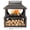 Bronze, variant on Ktaxon 32in Fire Pit with Wood Stor, Wood Burning Fireplace Chimney Poker Yard Camping, Bronze