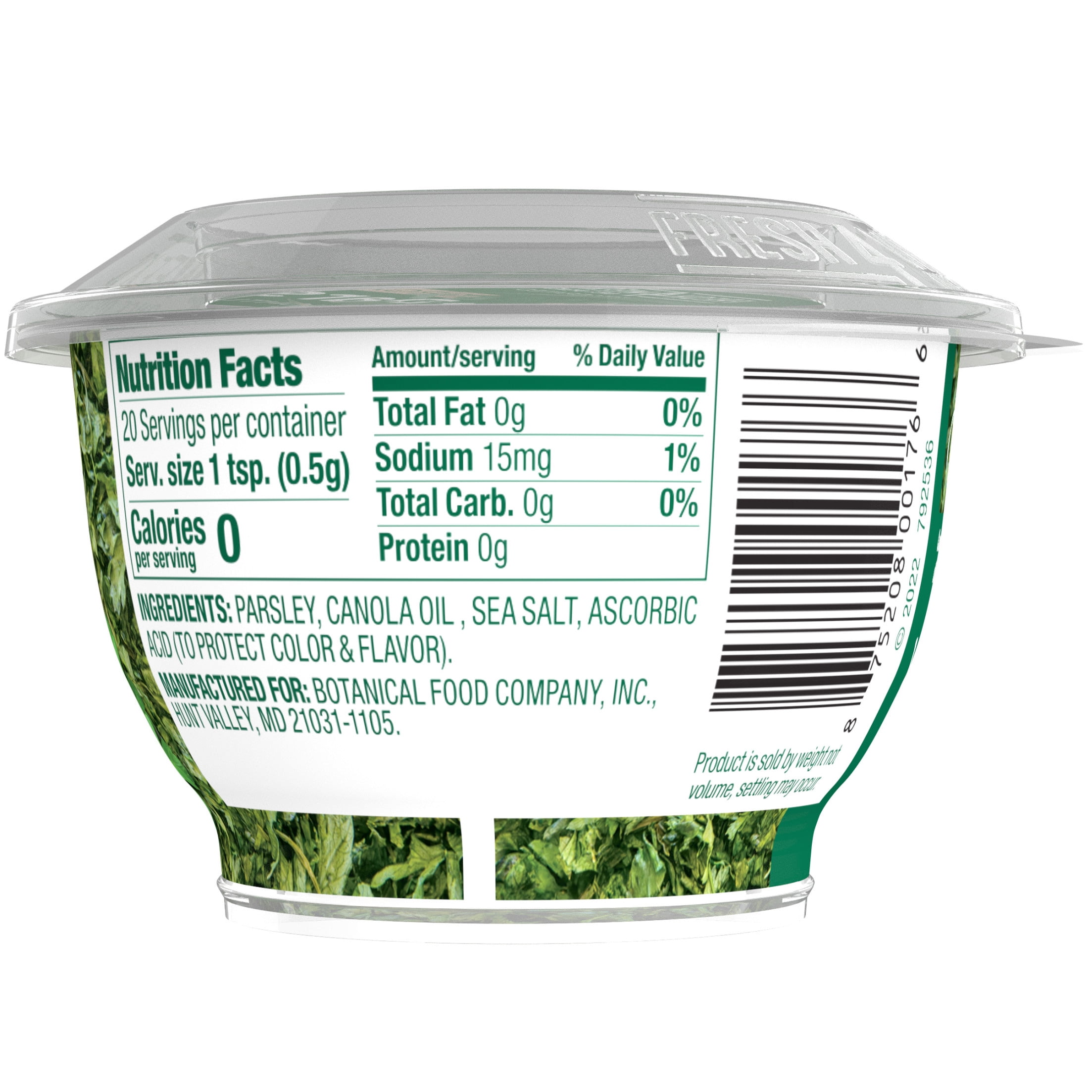 Gourmet Garden Lightly Dried Chopped Parsley, 0.35 oz Cup