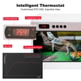 thumbnail image 4 of Tempered Glass Reptile Habitat 39"x16"x16", Ventilation Terrarium Tank, Breeding Enclosure for Geckos Tortoises(Dual Temperature Control), 4 of 9