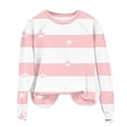 thumbnail image 4 of Craaazy Chandails Athlétiques pour Femmes à Manches Longues, Col Rond, Décontractés, Imprimés, Coupe Ample, Cadeaux, 4 of 7