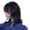 Black-1, variant on Human Hair Blend Wig for Women, Shoulder Length Straight Wig, Natural Looking Full Hair Wig, Heat Friendly Synthetic and Human Hair Blend Wig for Daily Wear(White,One Size)
