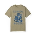 thumbnail image 2 of Unisex Less Working More Reading Funny Raccoon Comfort Colors Shirt, 2 of 8