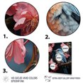 thumbnail image 3 of Designart "Enchanting Hummingbird Blue and Pink in the Pastoral" Animals Floater Framed Wall Art Living Room, 3 of 7