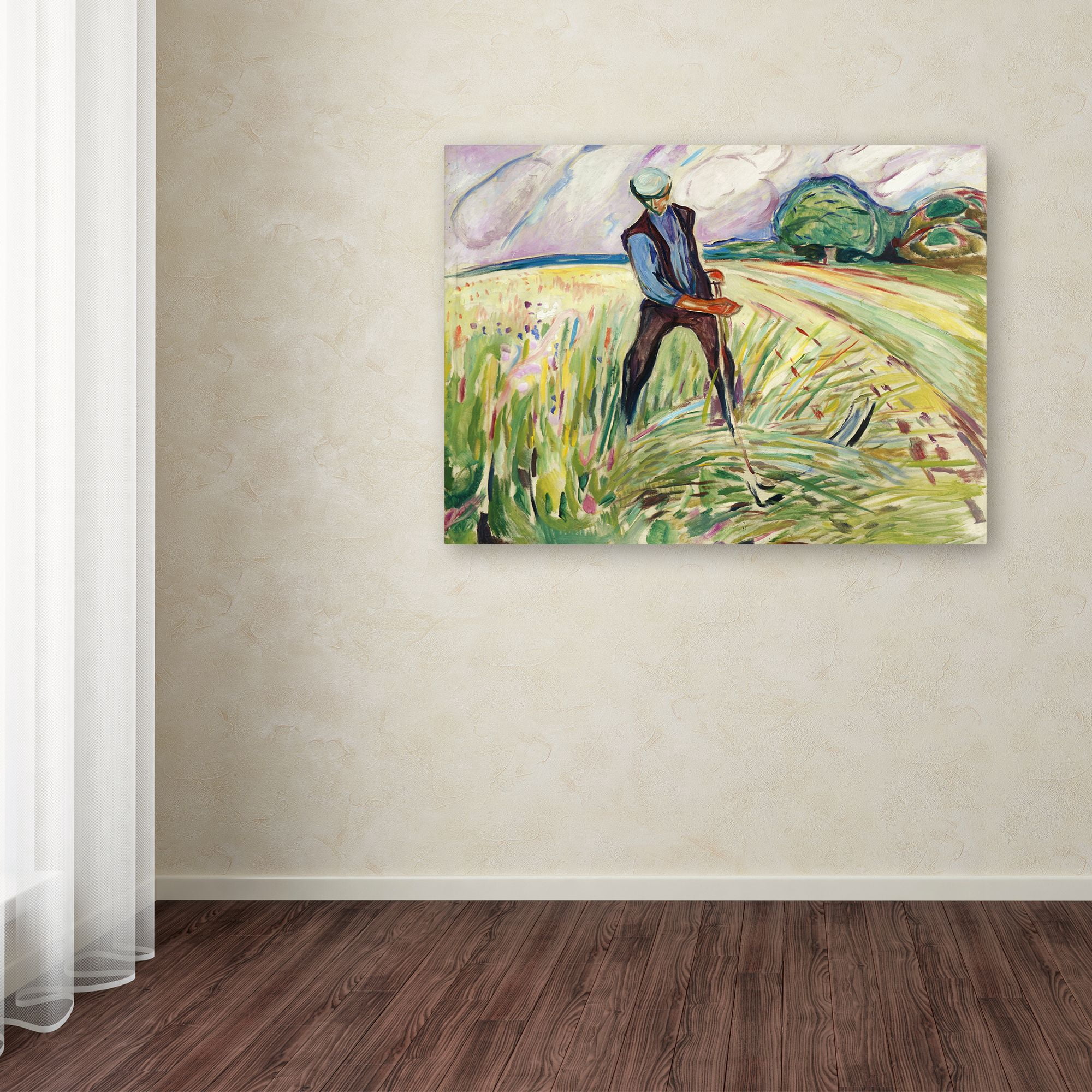 Trademark Fine Art 'The Haymaker' Canvas Art by Edvard Munch