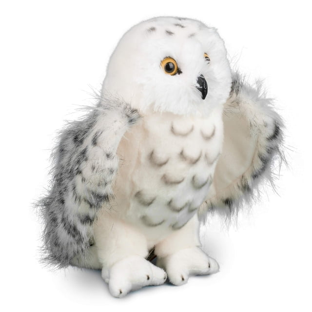 Peluche con forma de búho blanco Douglas Legend, 25 cm de altura