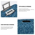 thumbnail image 3 of Kdxio Blue Glitter Pattern Luggage Cover for Travel,Elastic and Durable,Fits 18-32 Inch,Anti-Scratch Suitcase Protector-No luggage included, 3 of 5
