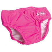 Angle View: FINIS Swim Diaper In Solid Pink, Size 4T