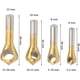 thumbnail image 2 of Juego de avellanador de avellanador de 4 piezas, avellanador HSS, juego de brocas avellanadoras de avellanador recubiertas de titanio de 90 ° para metal, madera, plástico, aluminio, hierro Vhermosa YQ-2837, 2 of 4