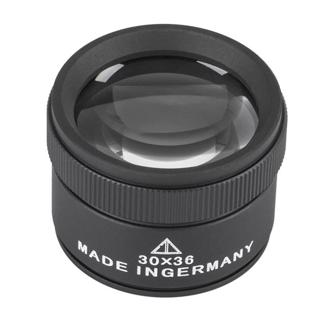 30X lupa lente óptica lupa moneda reloj reparación lupa (negro) Tmvgtek Piezas de repuesto para herramientas