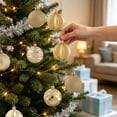 thumbnail image 5 of Qwtwty 12 Pcs Christmas Ball Ornaments Set, Shatterproof Christmas Hanging Baubles with Gift Box Packaging for Xmas Tree Home Holiday Party Decor, 5 of 7