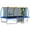 Blue, variant on EUROCO 1800LBS Rectangle Trampoline for Kids and Adults, Outdoor Recreational Trampoline with Score Goal, Enclosure Net and Storage Bag