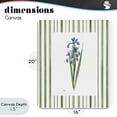 thumbnail image 4 of Stupell Industries Farmhouse Spring Irises with Stripes Canvas Art, 16 x 20, by Nan, 4 of 8