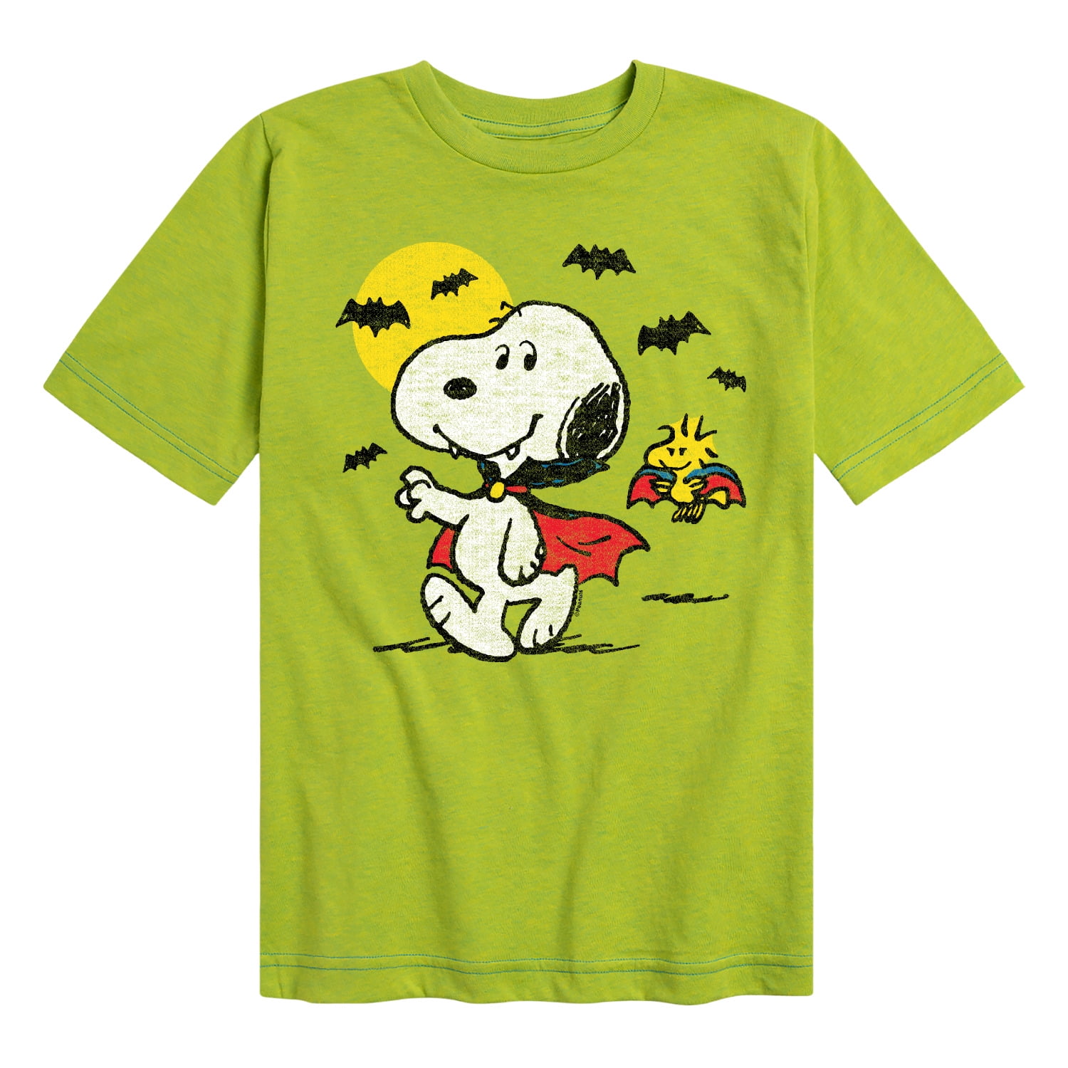 Peanuts - Vampire Snoopy and Woodstock - Toddler And Youth Short Sleeve ...